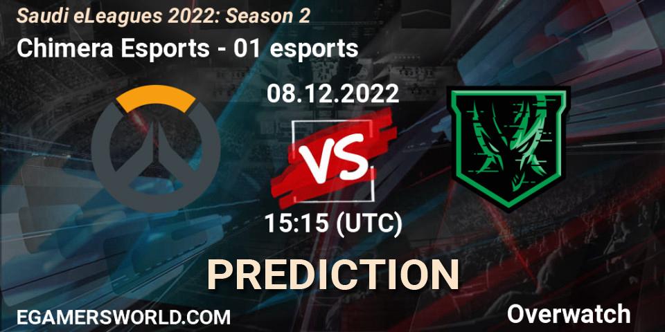 Chimera Esports vs 01 esports: Match Prediction. 08.12.22, Overwatch, Saudi eLeagues 2022: Season 2