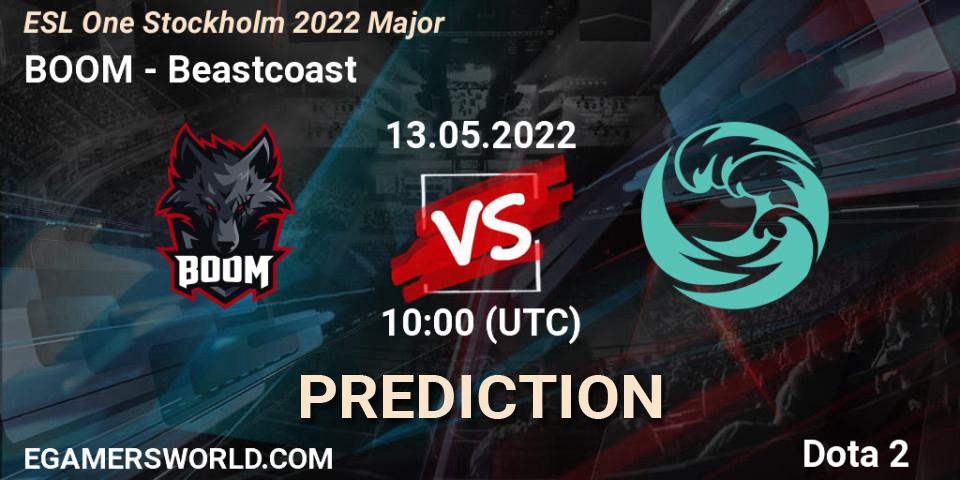 BOOM vs Beastcoast: Match Prediction. 13.05.22, Dota 2, ESL One Stockholm 2022 Major