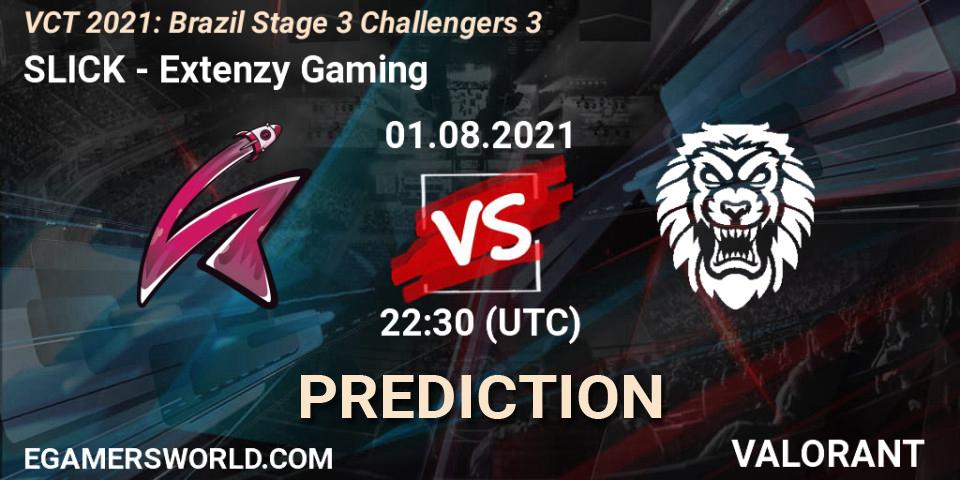 SLICK vs Extenzy Gaming: Match Prediction. 01.08.2021 at 22:30, VALORANT, VCT 2021: Brazil Stage 3 Challengers 3
