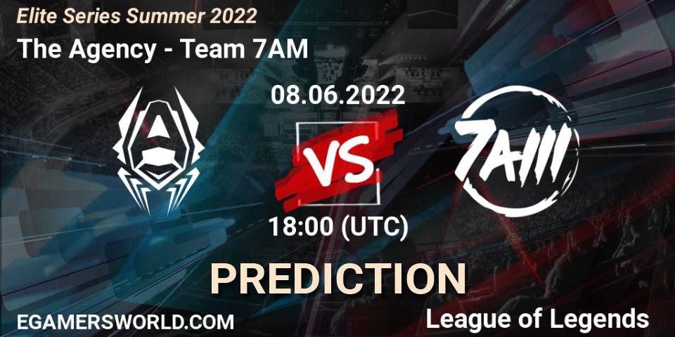 The Agency vs Team 7AM: Match Prediction. 08.06.2022 at 18:00, LoL, Elite Series Summer 2022