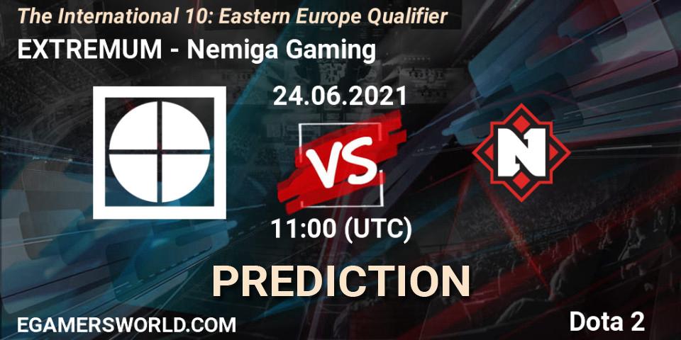 EXTREMUM vs Nemiga Gaming: Match Prediction. 24.06.21, Dota 2, The International 10: Eastern Europe Qualifier