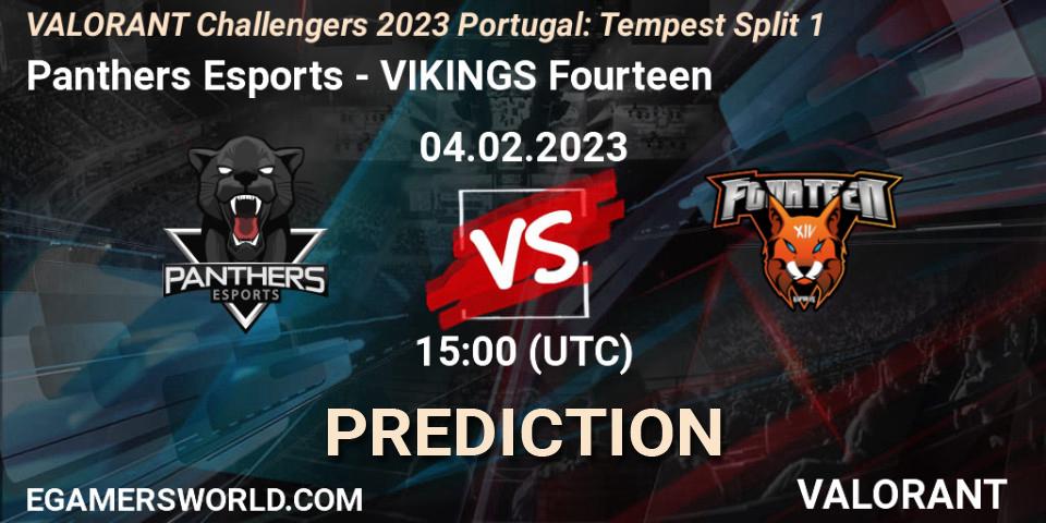 Panthers Esports vs VIKINGS Fourteen: Match Prediction. 04.02.23, VALORANT, VALORANT Challengers 2023 Portugal: Tempest Split 1