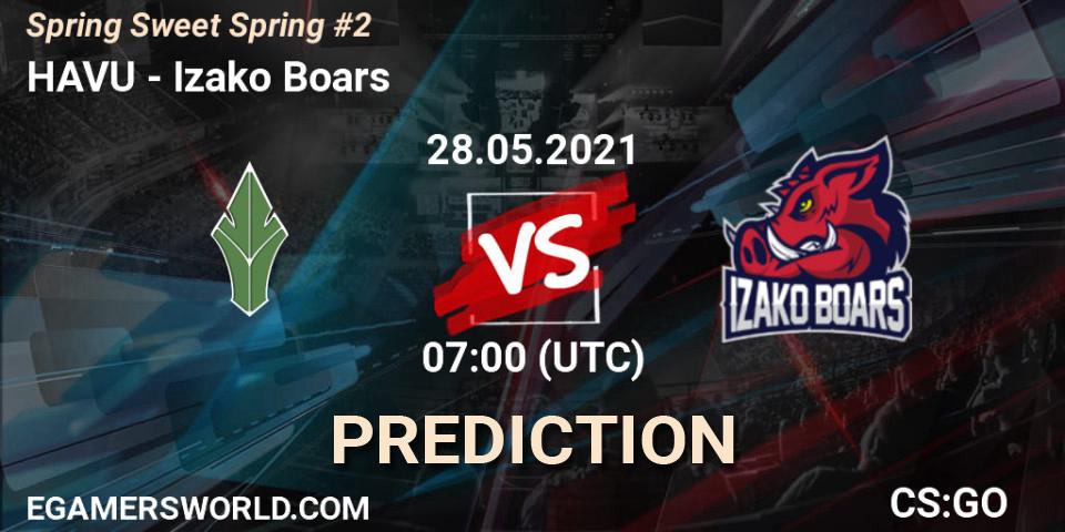 HAVU vs Izako Boars: Match Prediction. 28.05.21, CS2 (CS:GO), Spring Sweet Spring #2