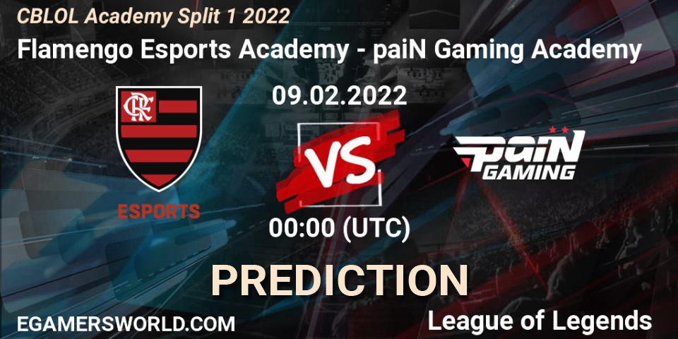 Flamengo Esports Academy vs paiN Gaming Academy: Match Prediction. 09.02.2022 at 00:20, LoL, CBLOL Academy Split 1 2022