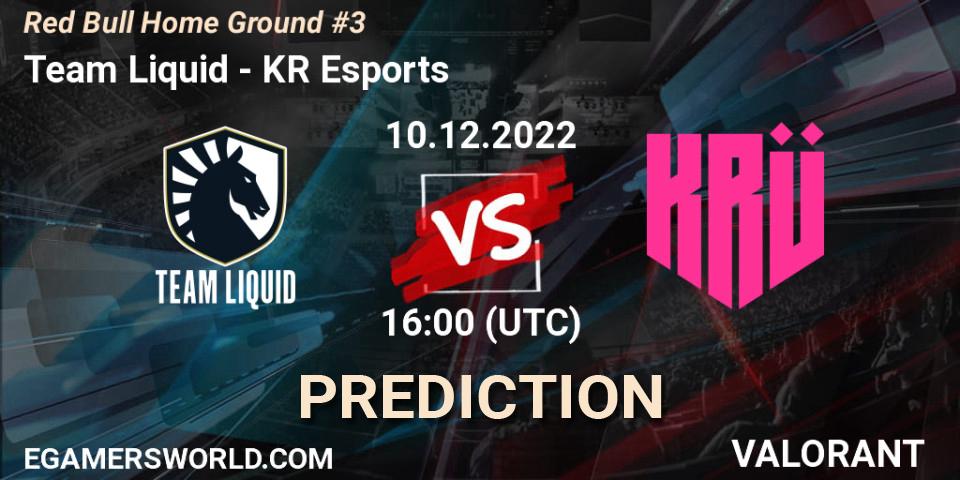 Team Liquid vs KRÜ Esports: Match Prediction. 10.12.22, VALORANT, Red Bull Home Ground #3