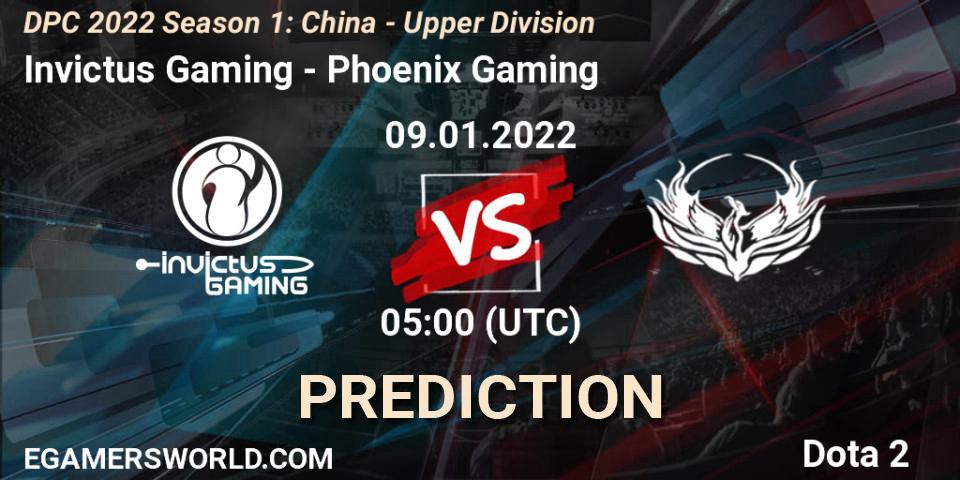 Invictus Gaming vs Phoenix Gaming: Match Prediction. 09.01.2022 at 04:58, Dota 2, DPC 2022 Season 1: China - Upper Division