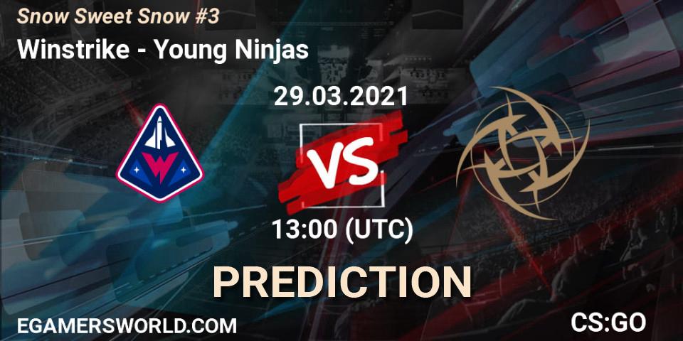 Winstrike vs Young Ninjas: Match Prediction. 29.03.21, CS2 (CS:GO), Snow Sweet Snow #3