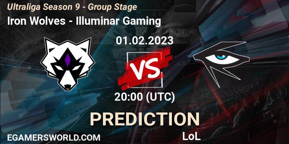 Iron Wolves vs Illuminar Gaming: Match Prediction. 01.02.23, LoL, Ultraliga Season 9 - Group Stage