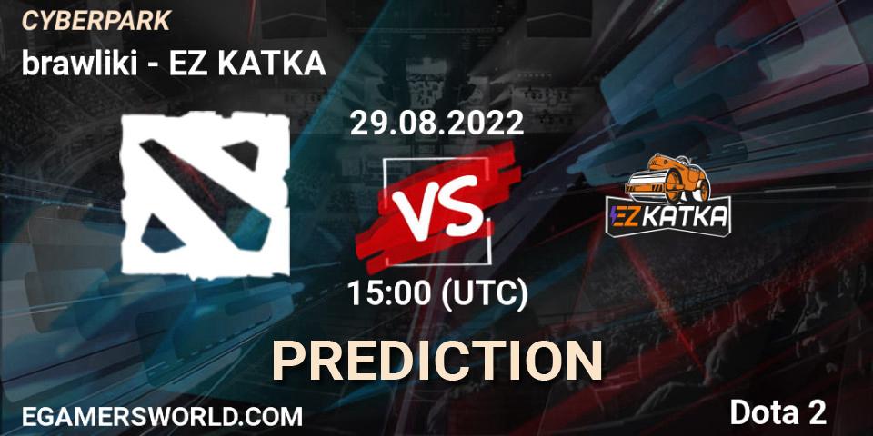 brawliki vs EZ KATKA: Match Prediction. 29.08.2022 at 14:46, Dota 2, CYBERPARK