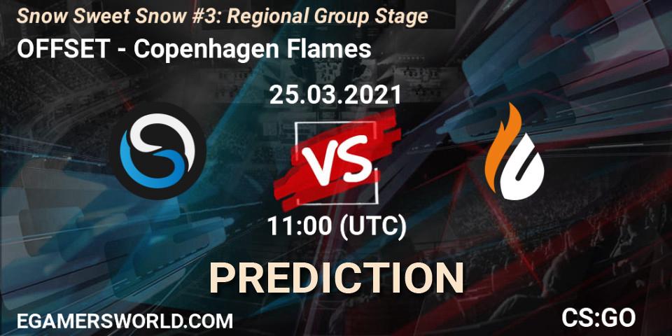 OFFSET vs Copenhagen Flames: Match Prediction. 25.03.21, CS2 (CS:GO), Snow Sweet Snow #3: Regional Group Stage