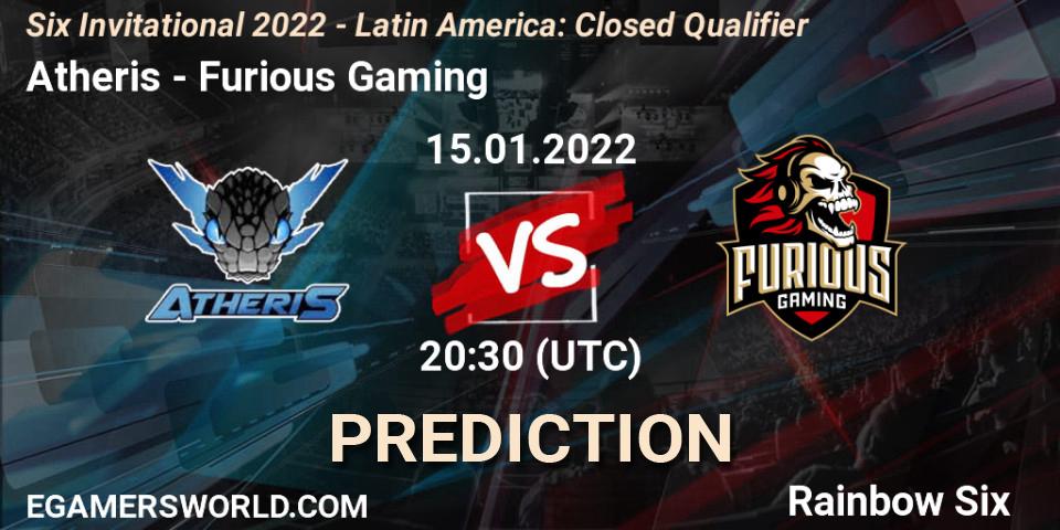 Atheris vs Furious Gaming: Match Prediction. 15.01.2022 at 20:30, Rainbow Six, Six Invitational 2022 - Latin America: Closed Qualifier