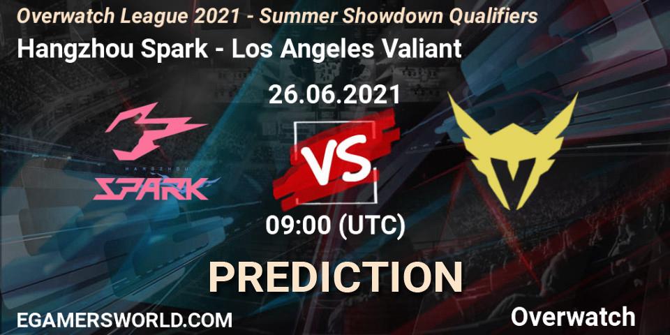 Hangzhou Spark vs Los Angeles Valiant: Match Prediction. 26.06.21, Overwatch, Overwatch League 2021 - Summer Showdown Qualifiers