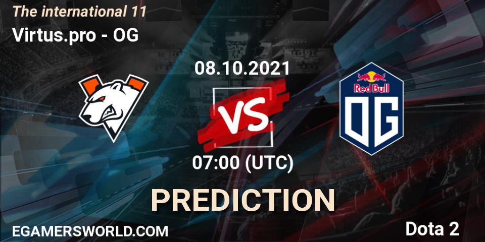 Virtus.pro vs OG: Match Prediction. 07.10.2021 at 17:33, Dota 2, The Internationa 2021