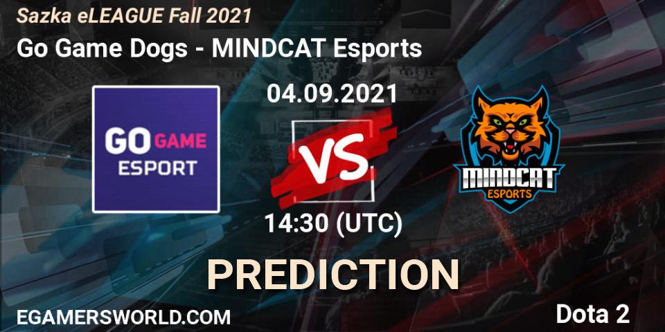Go Game Dogs vs MINDCAT Esports: Match Prediction. 04.09.2021 at 14:45, Dota 2, Sazka eLEAGUE Fall 2021