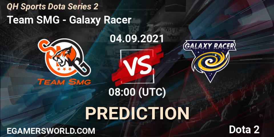 Team SMG vs Galaxy Racer: Match Prediction. 04.09.2021 at 08:25, Dota 2, QH Sports Dota Series 2