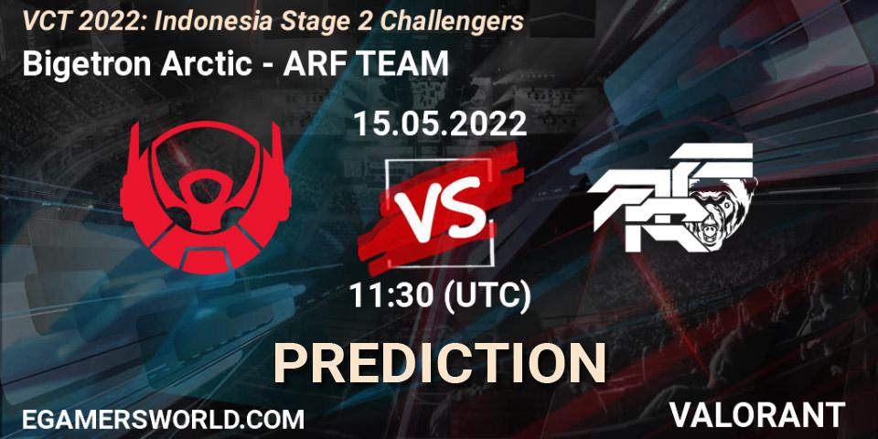 Bigetron Arctic vs ARF TEAM: Match Prediction. 15.05.22, VALORANT, VCT 2022: Indonesia Stage 2 Challengers