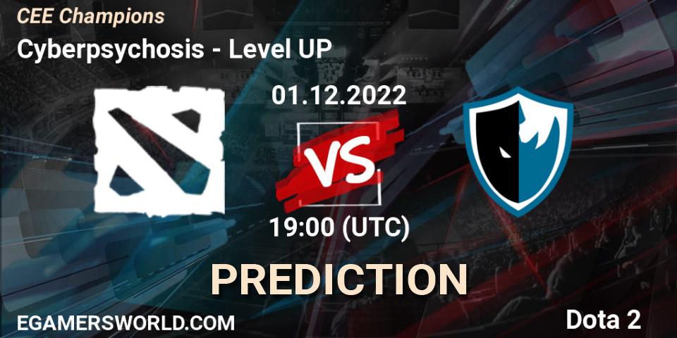 Cyberpsychosis vs Level UP: Match Prediction. 01.12.22, Dota 2, CEE Champions