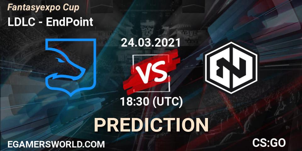 LDLC vs EndPoint: Match Prediction. 24.03.21, CS2 (CS:GO), Fantasyexpo Cup Spring 2021
