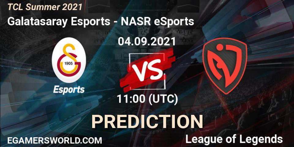 Galatasaray Esports vs NASR eSports: Match Prediction. 04.09.2021 at 12:00, LoL, TCL Summer 2021