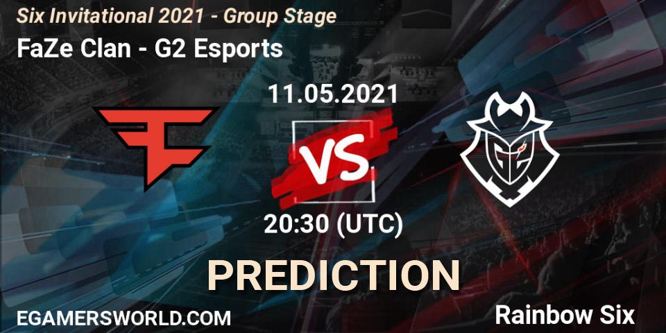 FaZe Clan vs G2 Esports: Match Prediction. 11.05.2021 at 19:30, Rainbow Six, Six Invitational 2021 - Group Stage