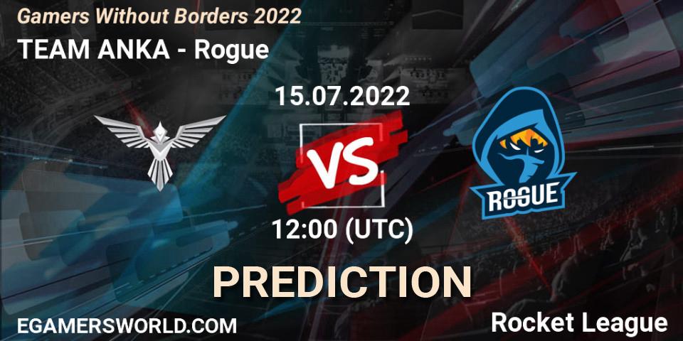 TEAM ANKA vs Rogue: Match Prediction. 15.07.22, Rocket League, Gamers Without Borders 2022