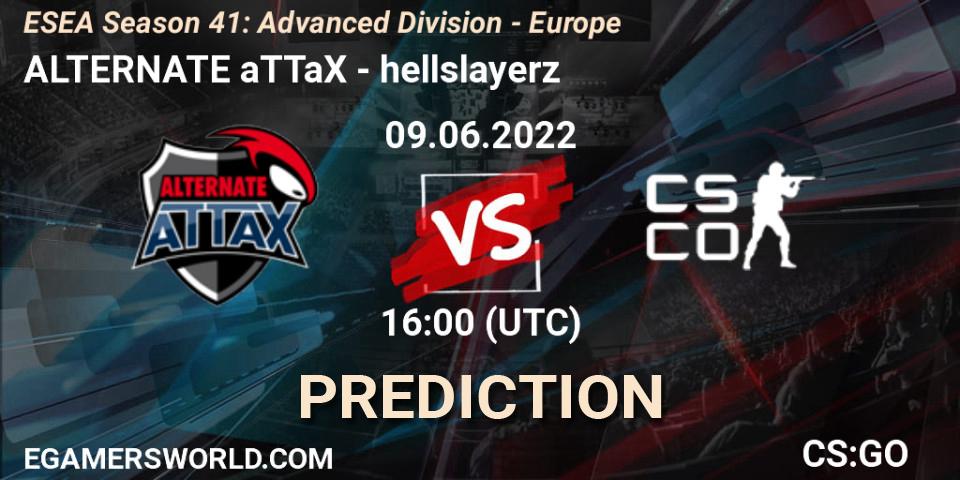 ALTERNATE aTTaX vs EYEBALLERS: Match Prediction. 09.06.2022 at 16:00, Counter-Strike (CS2), ESEA Season 41: Advanced Division - Europe