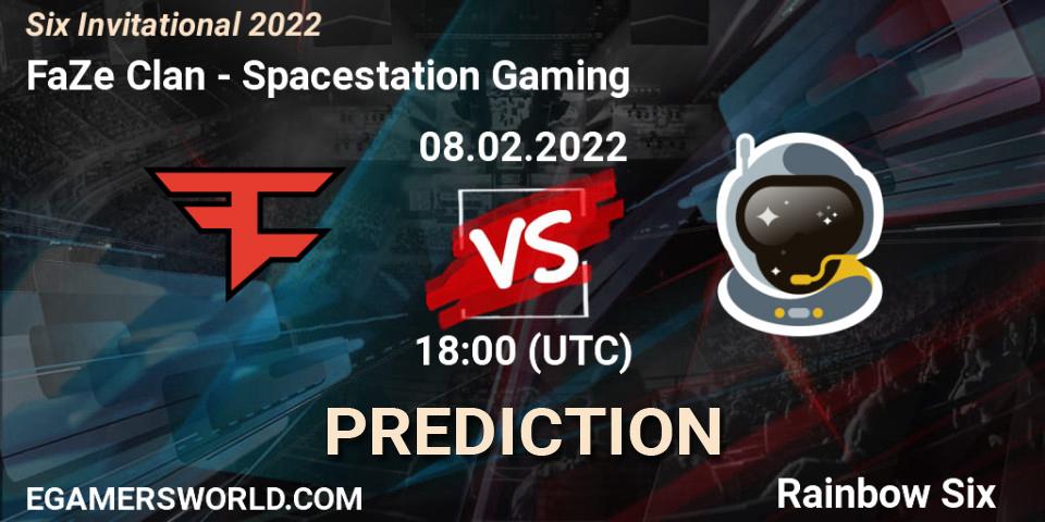 FaZe Clan vs Spacestation Gaming: Match Prediction. 08.02.2022 at 18:00, Rainbow Six, Six Invitational 2022