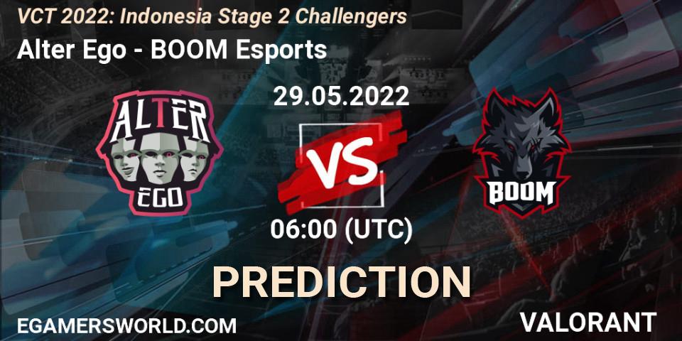 Alter Ego vs BOOM Esports: Match Prediction. 29.05.22, VALORANT, VCT 2022: Indonesia Stage 2 Challengers
