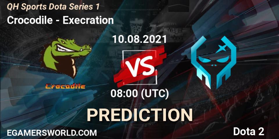 Crocodile vs Execration: Match Prediction. 10.08.2021 at 08:29, Dota 2, QH Sports Dota Series 1