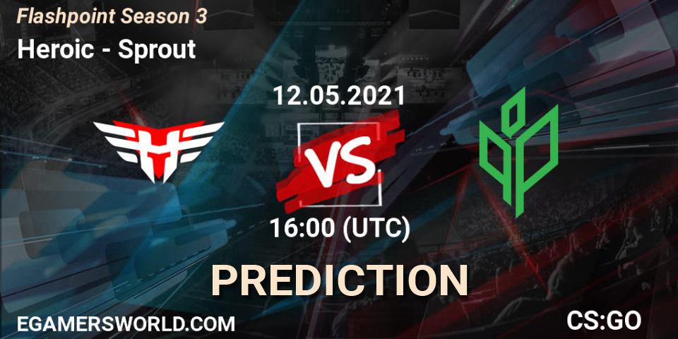 Heroic vs Sprout: Match Prediction. 12.05.21, CS2 (CS:GO), Flashpoint Season 3