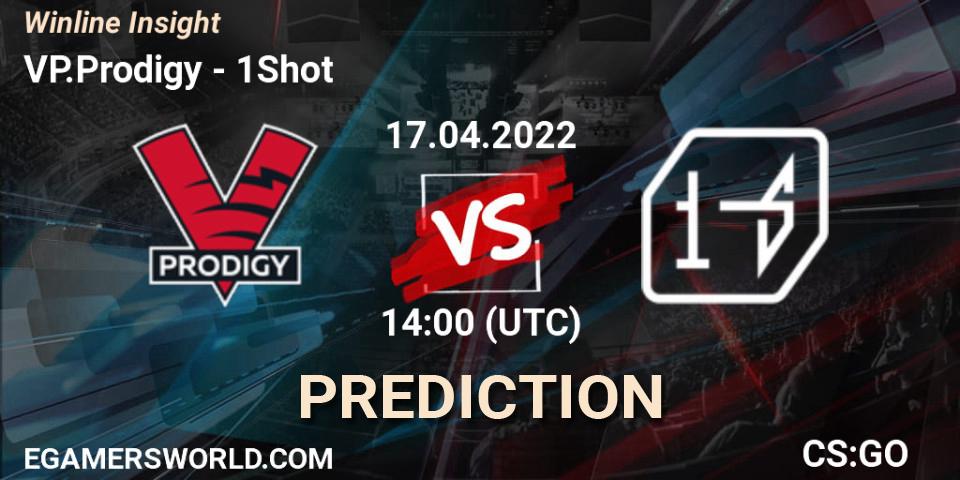 VP.Prodigy vs 1Shot: Match Prediction. 17.04.2022 at 14:30, Counter-Strike (CS2), Winline Insight