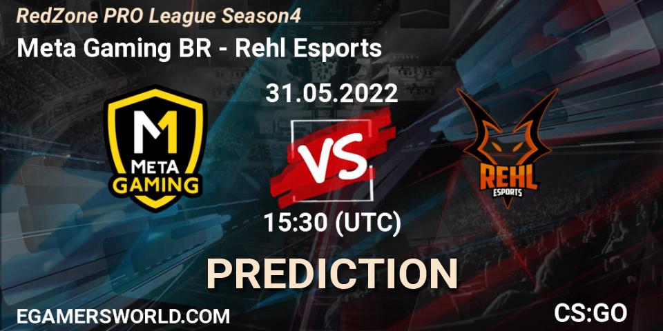 Meta Gaming BR vs Rehl Esports: Match Prediction. 01.06.2022 at 18:00, Counter-Strike (CS2), RedZone PRO League Season 4