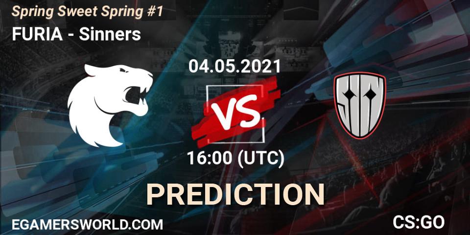 FURIA vs Sinners: Match Prediction. 04.05.2021 at 16:00, Counter-Strike (CS2), Spring Sweet Spring #1