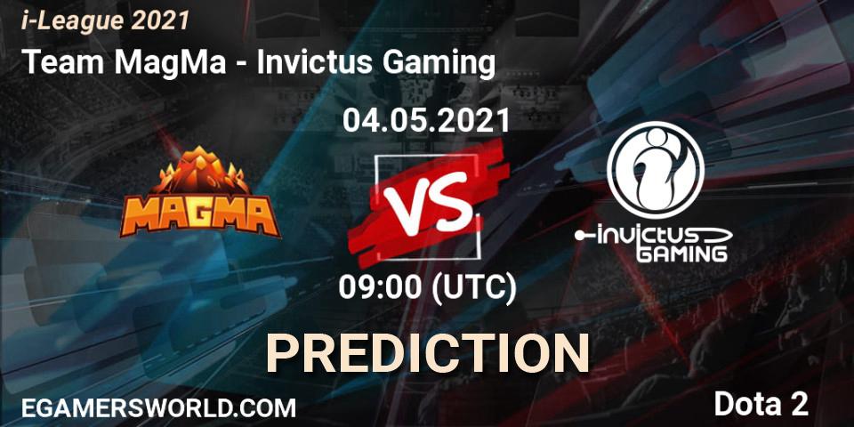 Team MagMa vs Invictus Gaming: Match Prediction. 04.05.2021 at 09:22, Dota 2, i-League 2021 Season 1