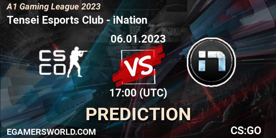 Tensei Esports Club vs iNation: Match Prediction. 06.01.23, CS2 (CS:GO), A1 Gaming League 2023