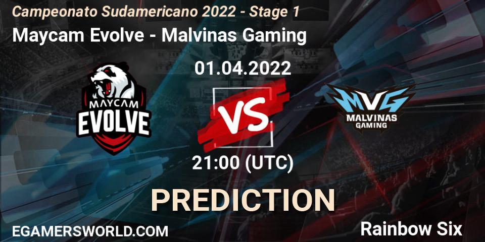 Maycam Evolve vs Malvinas Gaming: Match Prediction. 01.04.2022 at 23:00, Rainbow Six, Campeonato Sudamericano 2022 - Stage 1