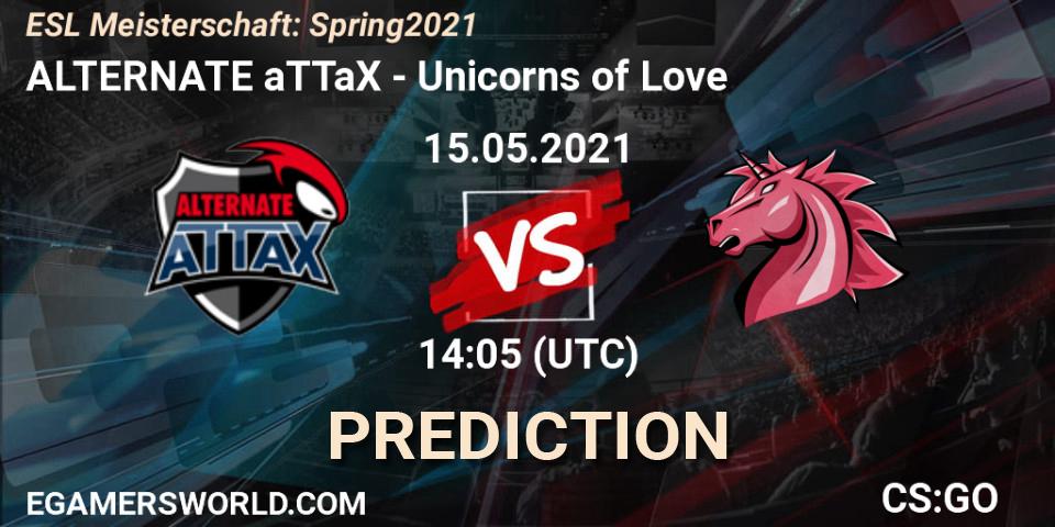 ALTERNATE aTTaX vs Unicorns of Love: Match Prediction. 15.05.21, CS2 (CS:GO), ESL Meisterschaft: Spring 2021