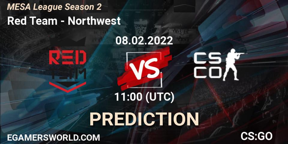 Red Team vs Northwest: Match Prediction. 12.02.2022 at 11:00, Counter-Strike (CS2), MESA League Season 2