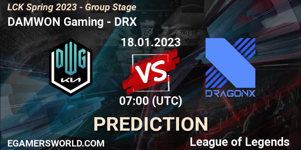Dplus vs DRX: Match Prediction. 18.01.2023 at 08:00, LoL, LCK Spring 2023 - Group Stage