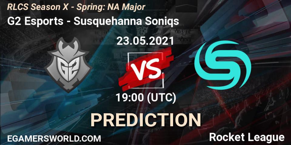 G2 Esports vs Susquehanna Soniqs: Match Prediction. 23.05.2021 at 18:55, Rocket League, RLCS Season X - Spring: NA Major