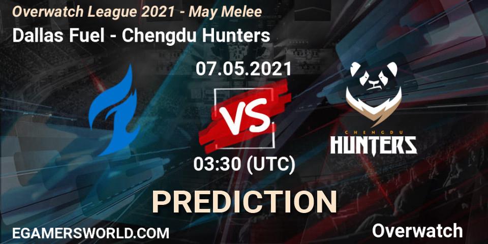 Dallas Fuel vs Chengdu Hunters: Match Prediction. 07.05.2021 at 03:30, Overwatch, Overwatch League 2021 - May Melee