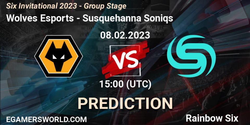 Wolves Esports vs Susquehanna Soniqs: Match Prediction. 08.02.23, Rainbow Six, Six Invitational 2023 - Group Stage