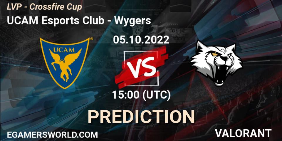 UCAM Esports Club vs Wygers: Match Prediction. 05.10.2022 at 15:00, VALORANT, LVP - Crossfire Cup