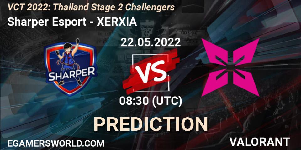 Sharper Esport vs XERXIA: Match Prediction. 22.05.22, VALORANT, VCT 2022: Thailand Stage 2 Challengers