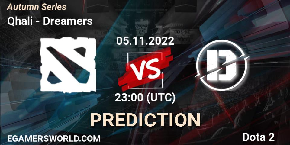 Qhali vs Dreamers: Match Prediction. 04.11.22, Dota 2, Autumn Series