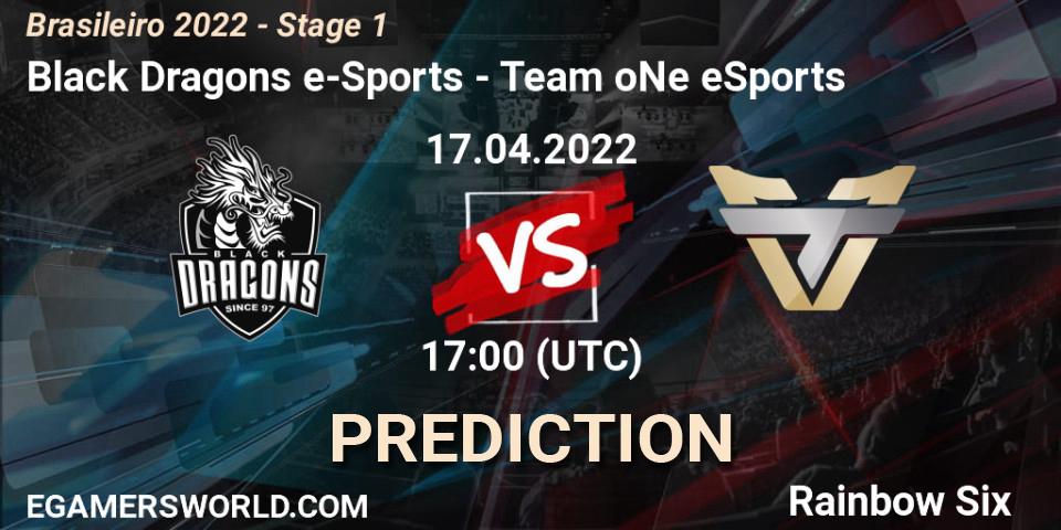 Black Dragons e-Sports vs Team oNe eSports: Match Prediction. 17.04.2022 at 17:00, Rainbow Six, Brasileirão 2022 - Stage 1
