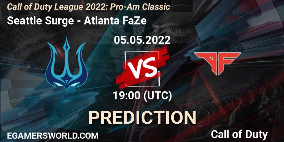 Seattle Surge vs Atlanta FaZe: Match Prediction. 05.05.2022 at 19:00, Call of Duty, Call of Duty League 2022: Pro-Am Classic