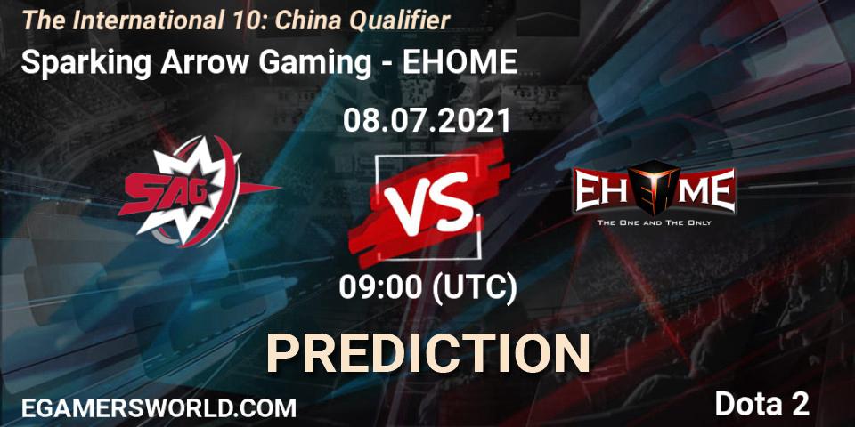 Sparking Arrow Gaming vs EHOME: Match Prediction. 08.07.2021 at 08:53, Dota 2, The International 10: China Qualifier