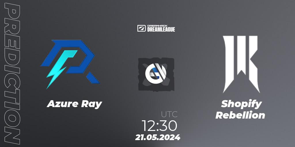Azure Ray vs Shopify Rebellion: Match Prediction. 21.05.2024 at 12:40, Dota 2, DreamLeague Season 23