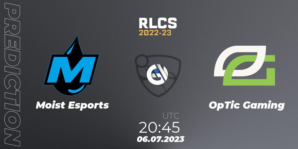 Moist Esports vs OpTic Gaming: Match Prediction. 06.07.23, Rocket League, RLCS 2022-23 Spring Major